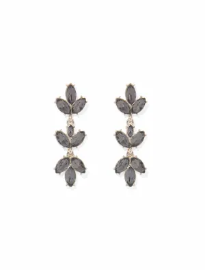 Teagan Triple Cluster Drop Earrings