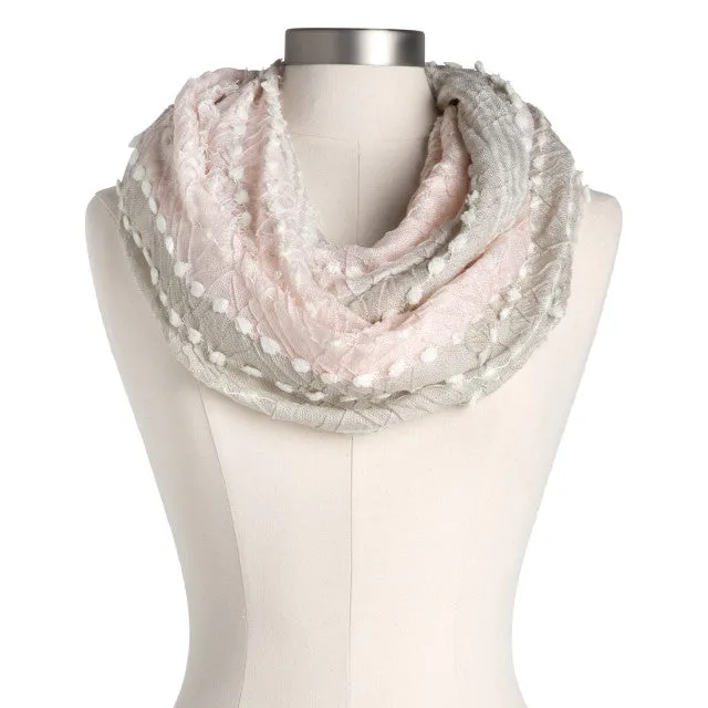 Textured Infinity Scarf