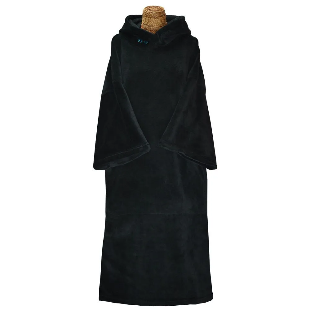 Tls Kids 140 Unisex Black Surf Poncho