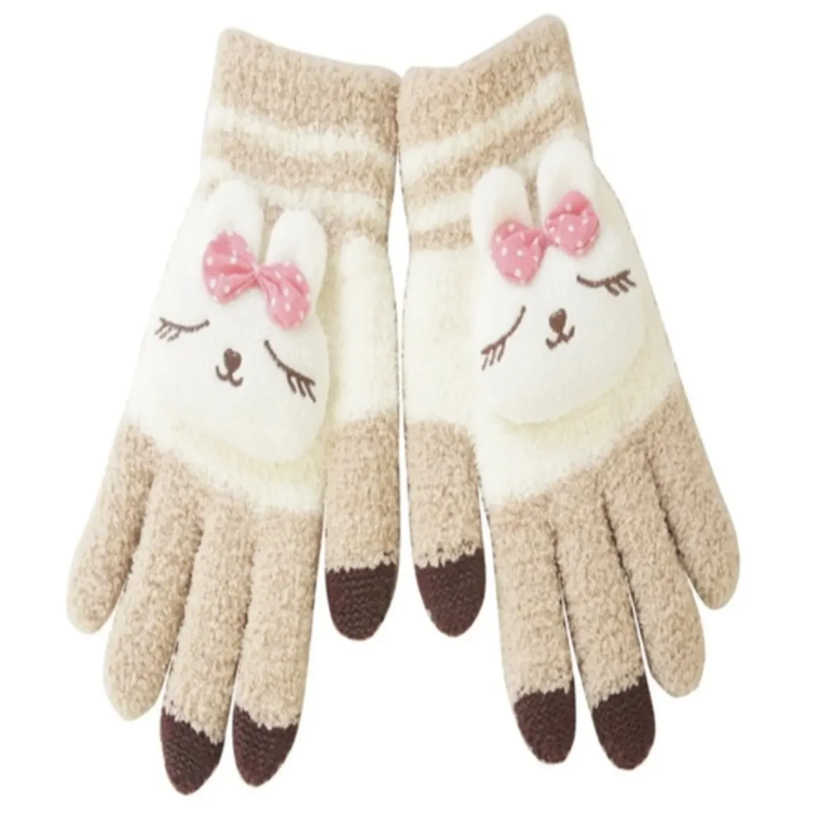 Touch Screen Kawaii Mittens