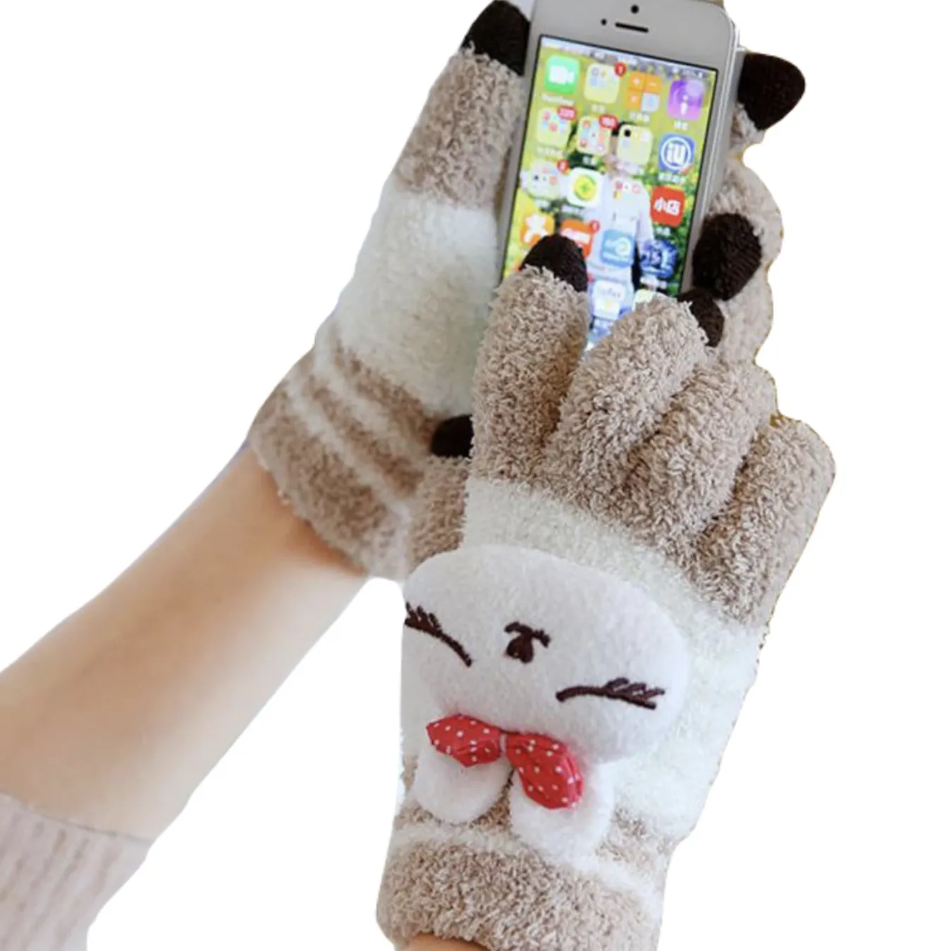 Touch Screen Kawaii Mittens