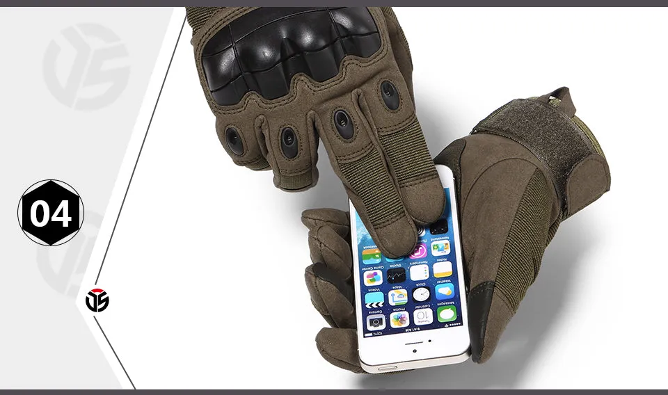 Touch Screen Medium Knuckle Gloves