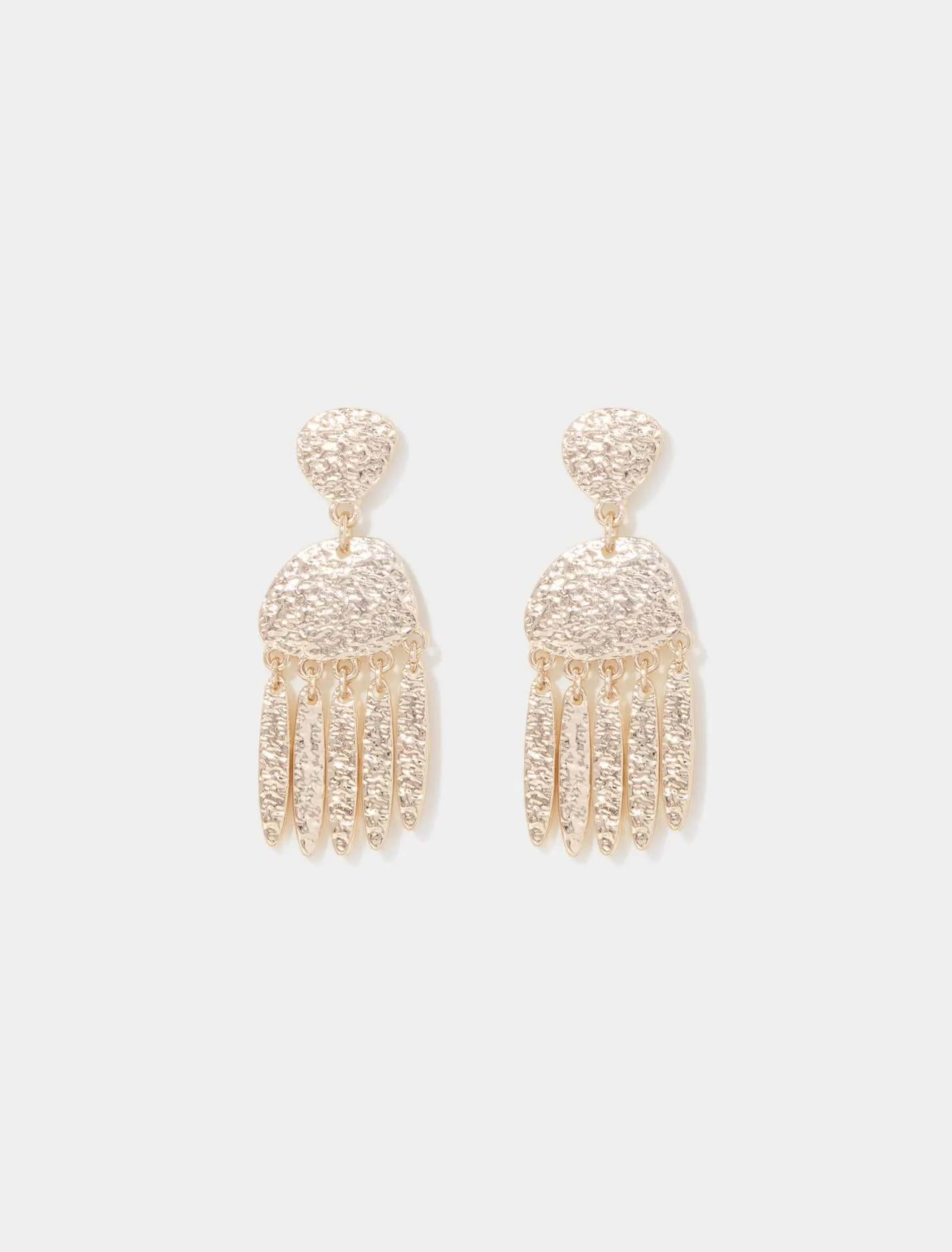 Trista Texture Tassel Earrings