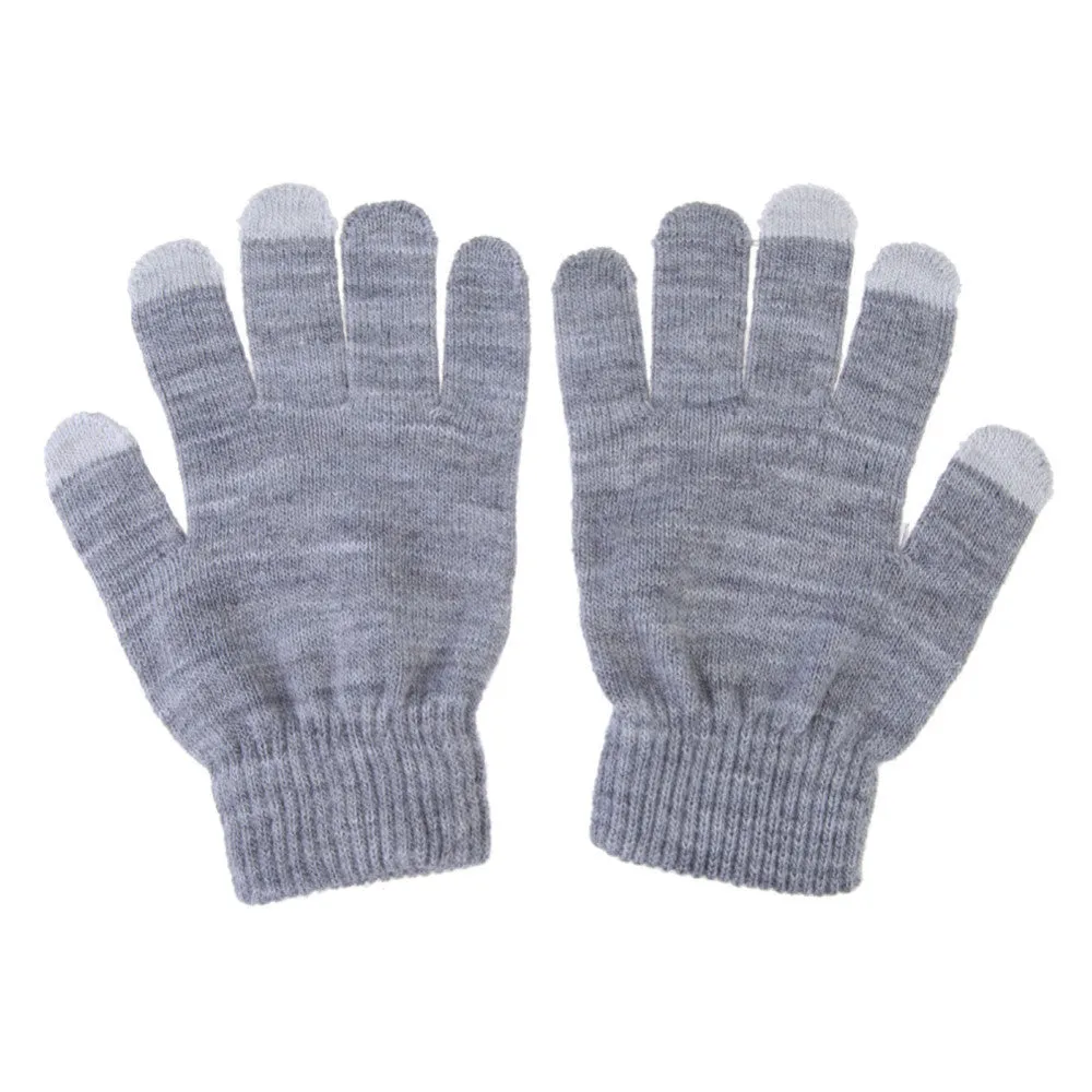 Women Men Touch Screen Soft Cotton Winter Gloves Warmer Smart For All phones