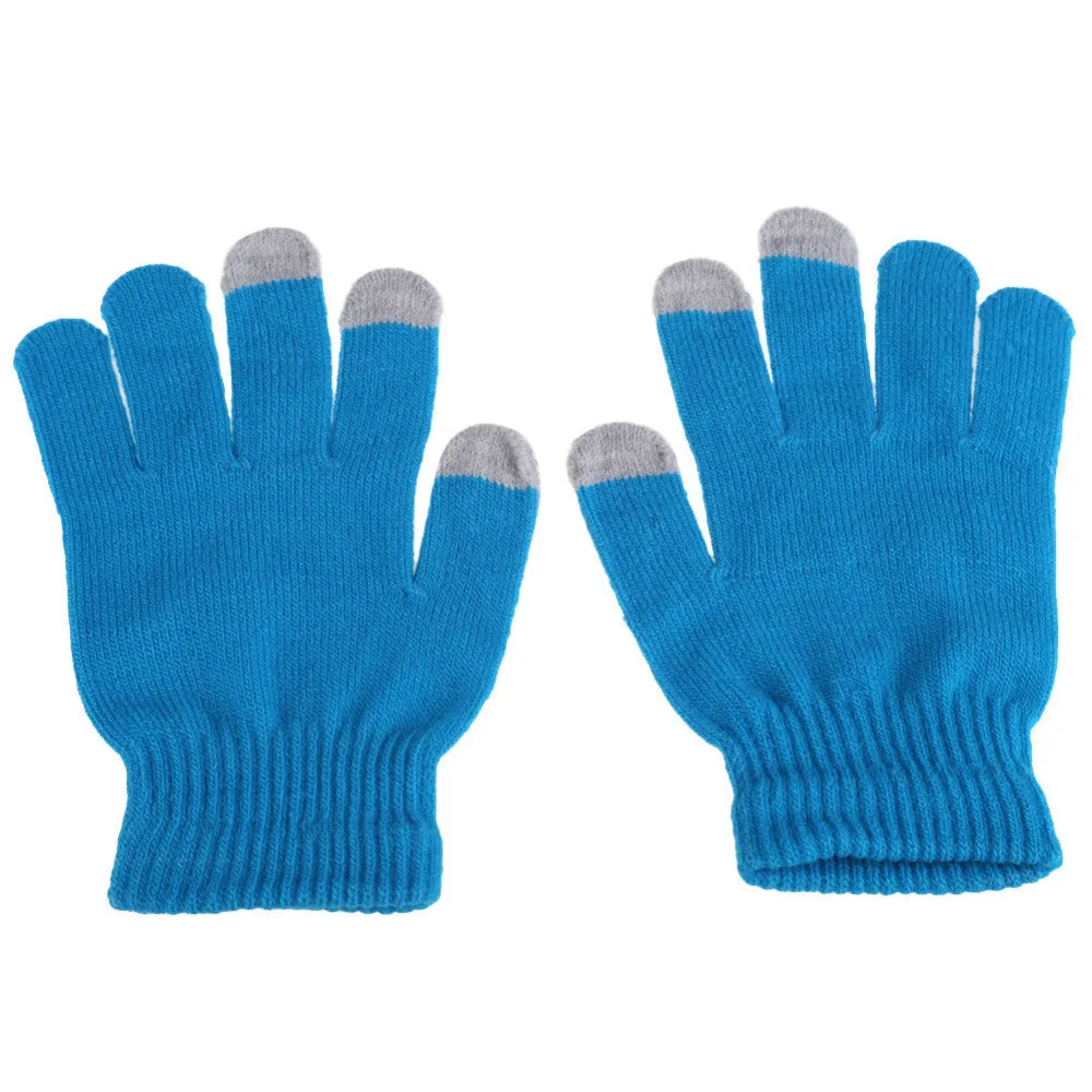 Women Men Touch Screen Soft Cotton Winter Gloves Warmer Smart For All phones