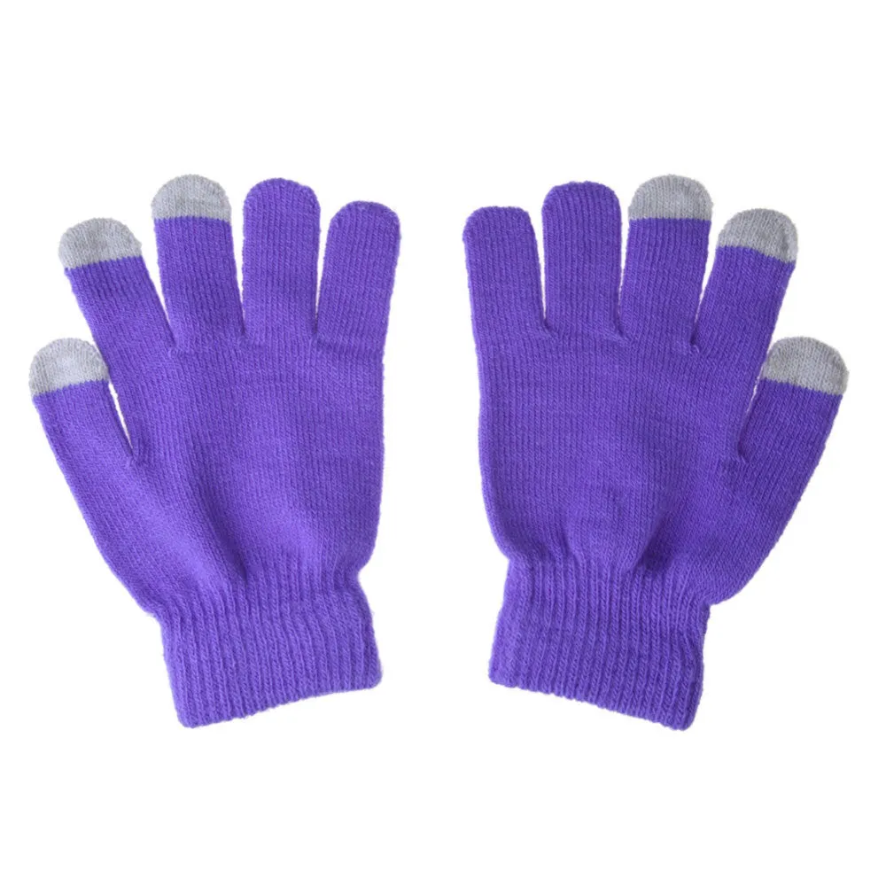 Women Men Touch Screen Soft Cotton Winter Gloves Warmer Smart For All phones