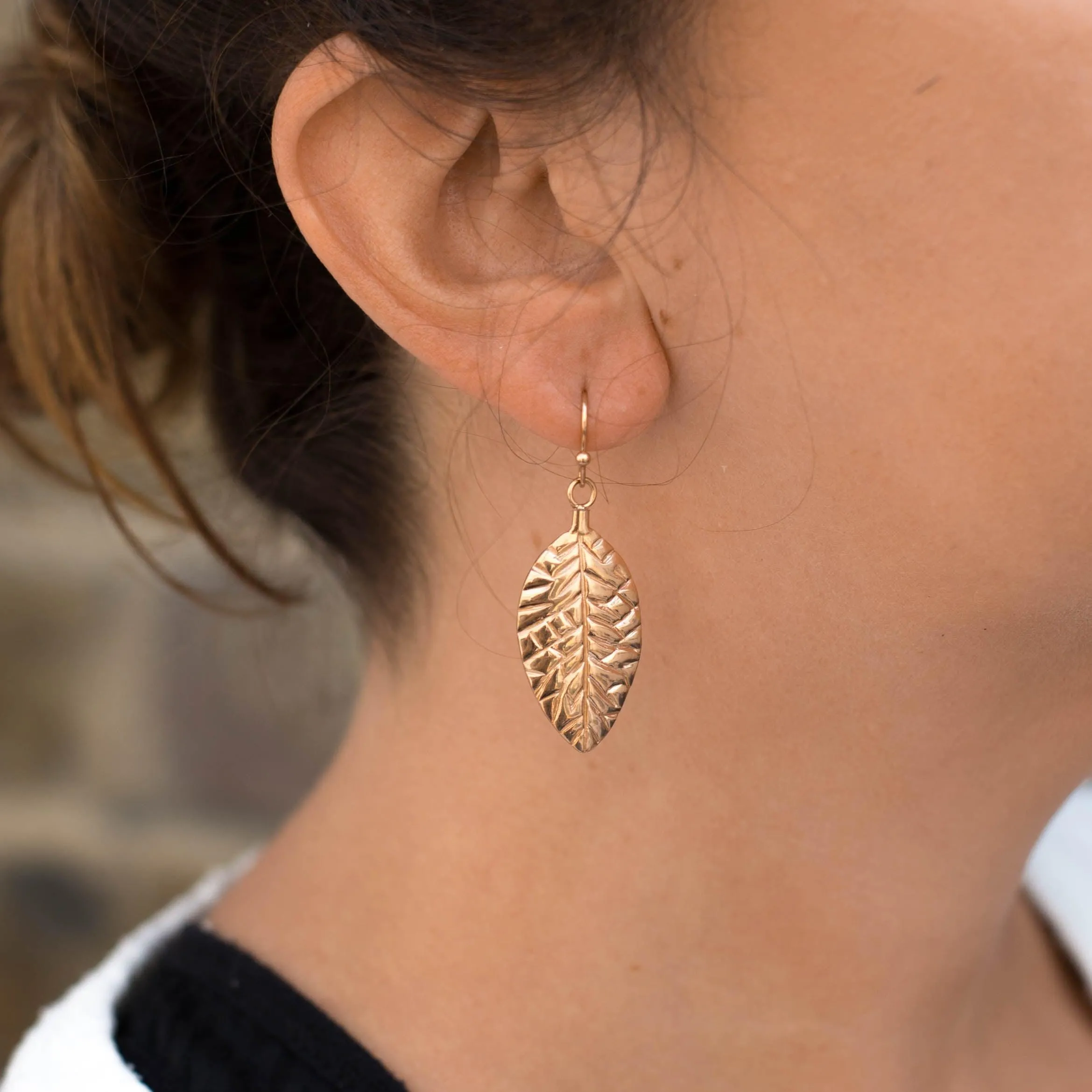 Woodland Leaf Earrings