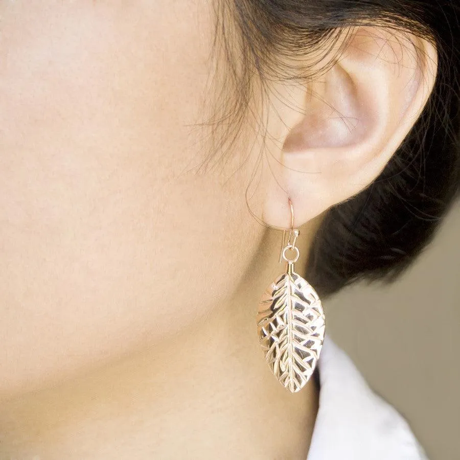 Woodland Leaf Earrings