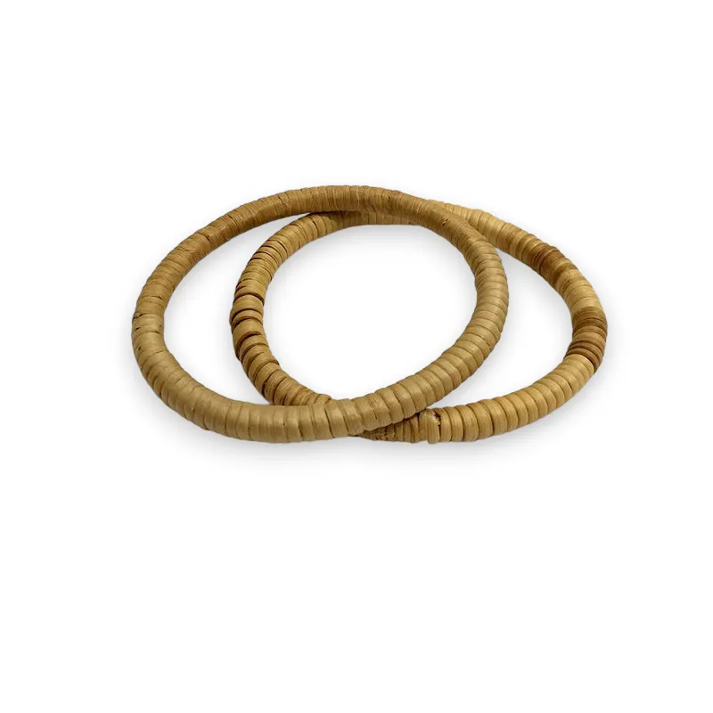 Woven Rattan Bracelet and Ring